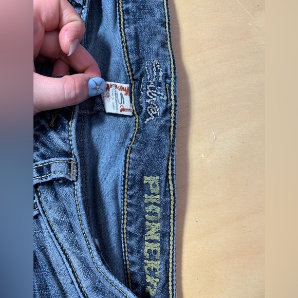 Silver Womens Pioneer Bootcut Jeans Size 12/ 30 Medium Wash Flap Pockets - Picture 4 of 11